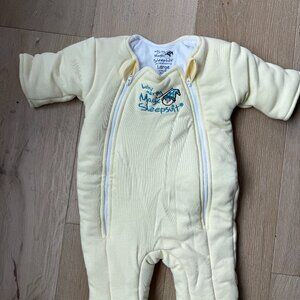 HALO Baby Merlin Magic Sleepsuit 100% Cotton Three Quarter Sleeve Wearable Blank